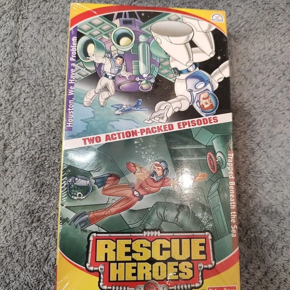 1999 Fisher Price‎ Rescue Heroes VHS 2 Episodes Houston We Have A Problem